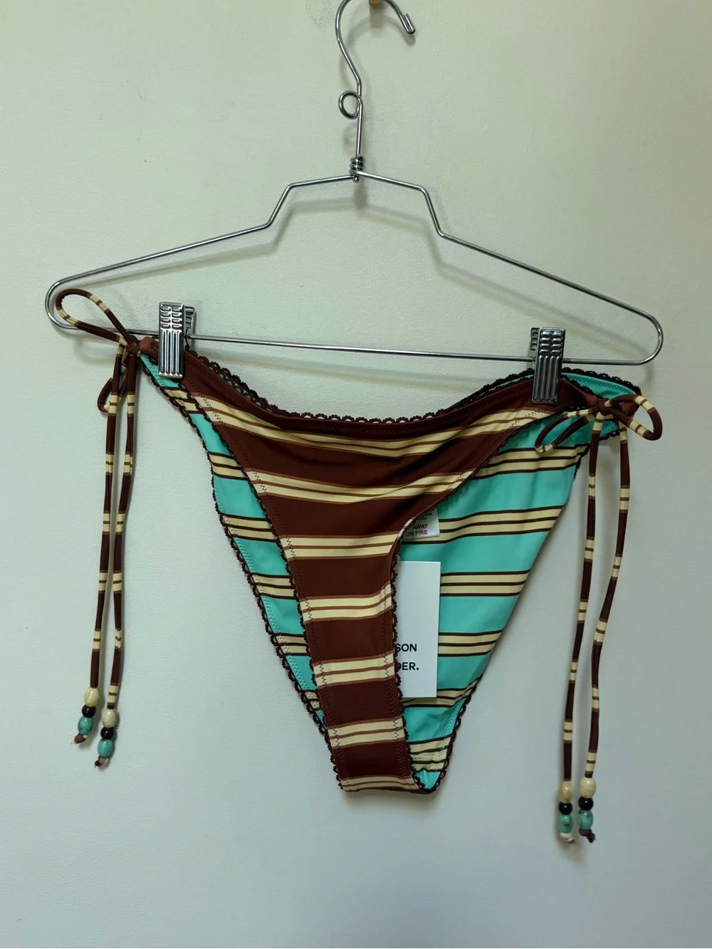 NWT Damson Madder Trudi Reversible Bikini Bottom Size 14 US